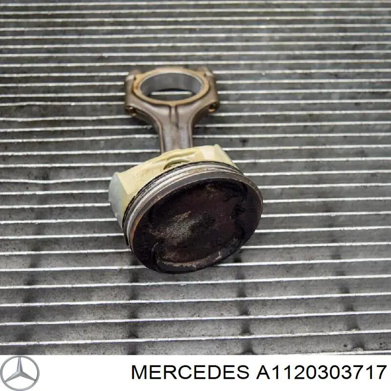 Do koszyka A1120303717 Mercedes Tłok, komplet do jednego cylindru, STD