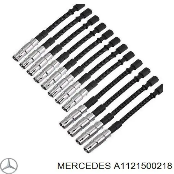 Zestaw przewodów wysokiego napięcia Mercedes A1121500218 cena, od 41,85 USD