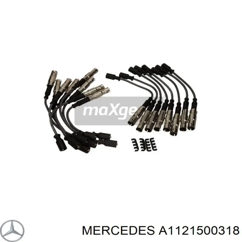 Zestaw przewodów wysokiego napięcia Mercedes A1121500318 cena, od 23,86 USD