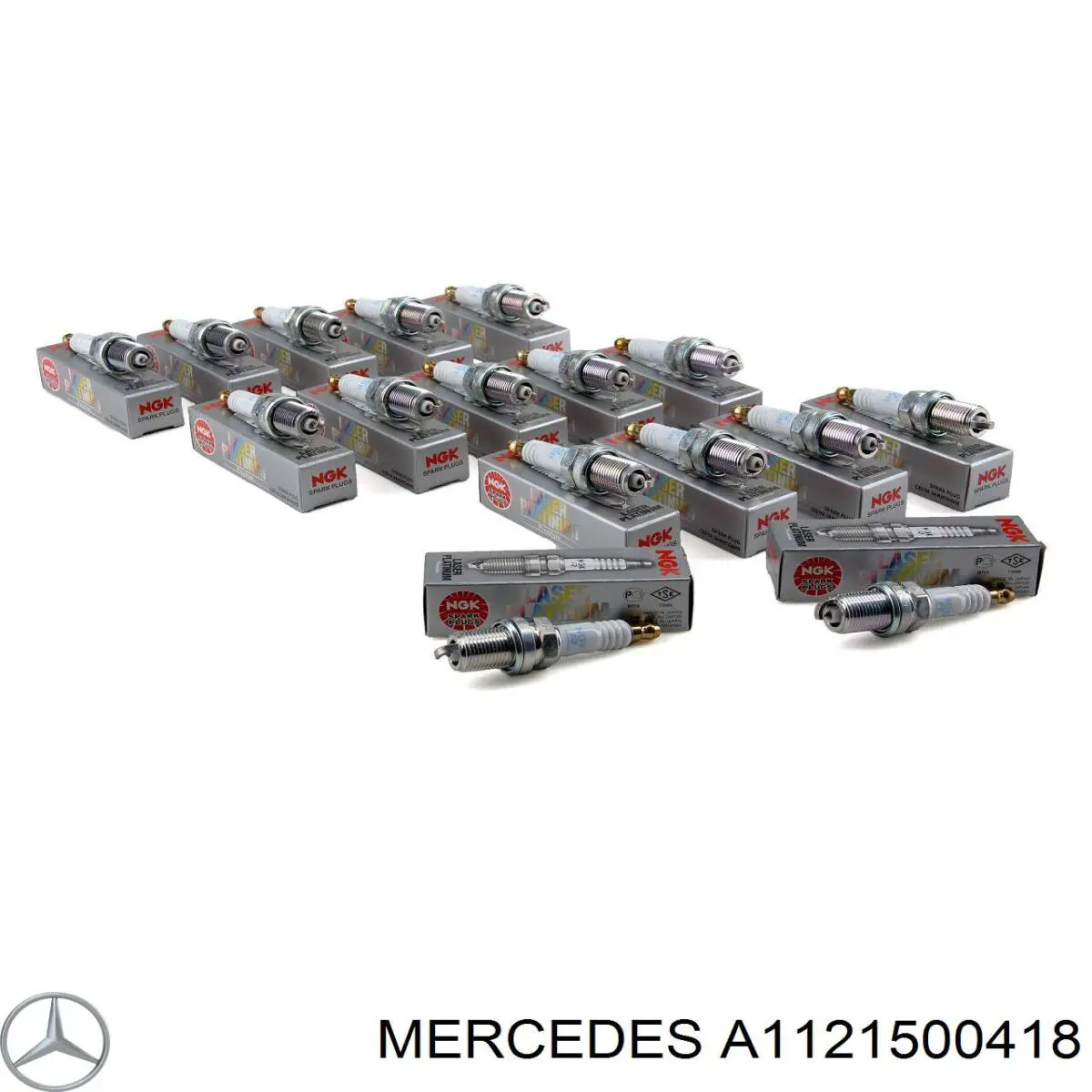 Zestaw przewodów wysokiego napięcia Mercedes A1121500418 cena, od 45,35 USD