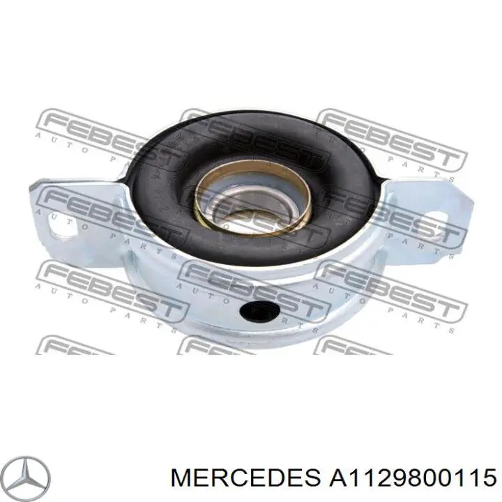 Łożysko podwieszane półosi przedniej Mercedes A1129800115 cena, od 15,32 USD