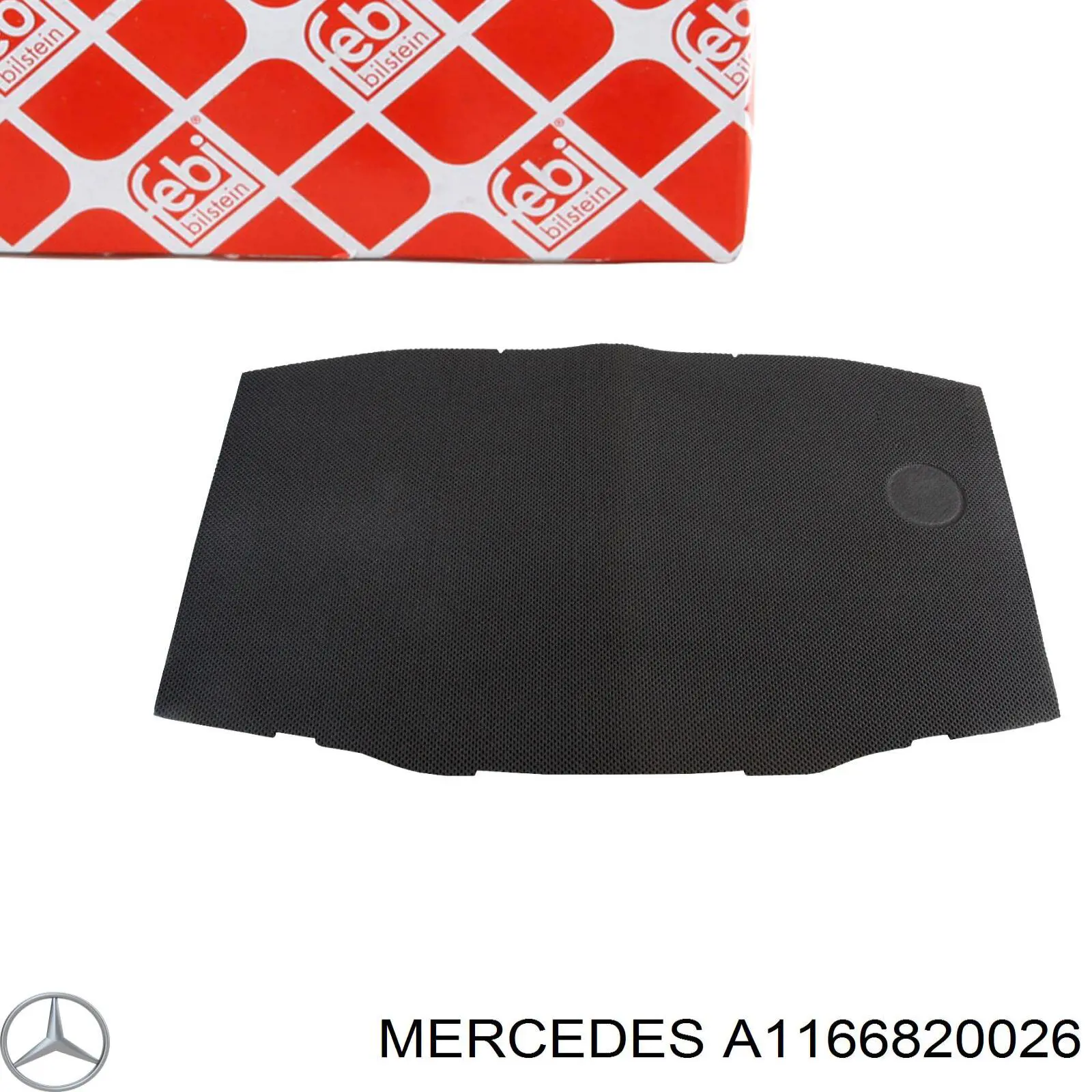 Wygluszenie maski Mercedes A1166820026 cena, od 66,31 USD
