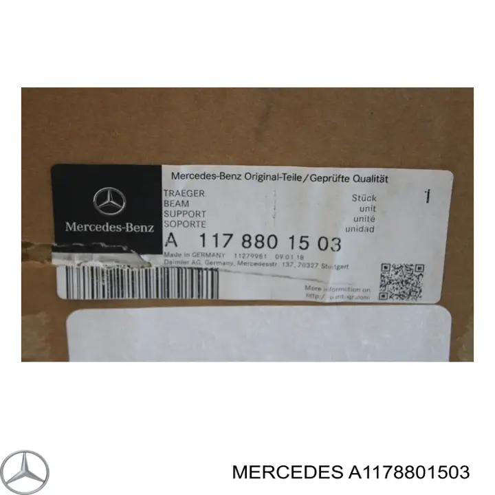 Atrapa chłodnicy Mercedes A1178801503 cena, od 543,04 USD