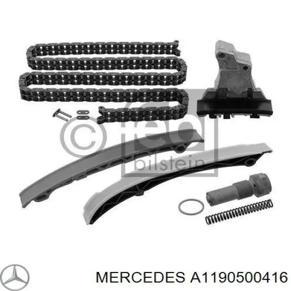 Do koszyka A1190500416 Mercedes Prowadnica napinacza łańcucha rozrządu