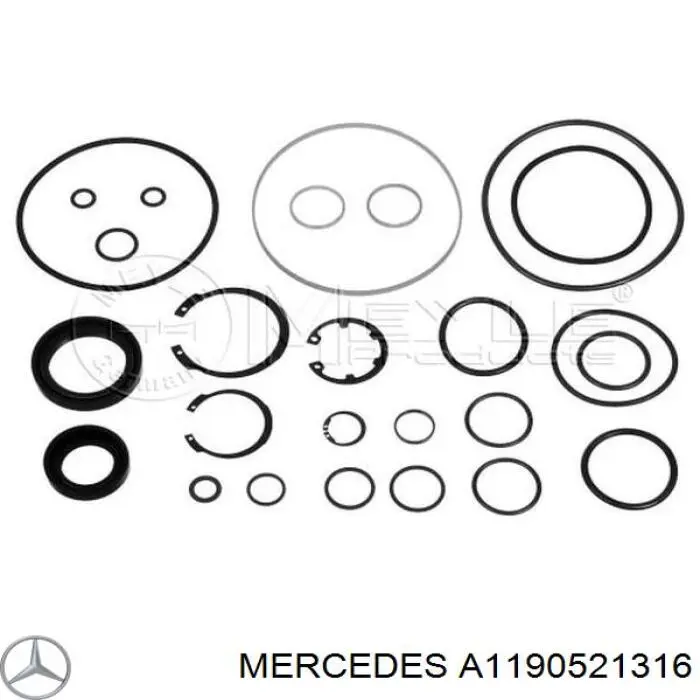 A1190521316 Mercedes Tłumik drgań łańcucha rozrządu, lewy
