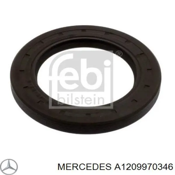 Uszczelniacz wału korbowego przedni A1209970346 Mercedes