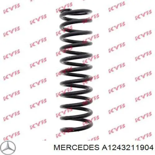 Do koszyka A1243211904 Mercedes Sprężyna przednia