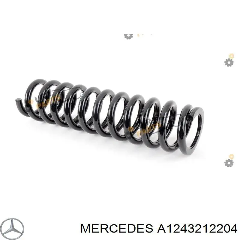 Sprężyna przednia Mercedes A1243212204 cena, od 40,26 USD
