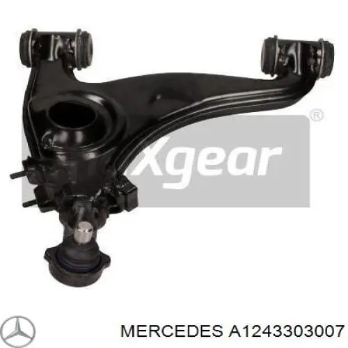 A1243303007 Mercedes Wahacz zawieszenia przedniego dolny lewy
