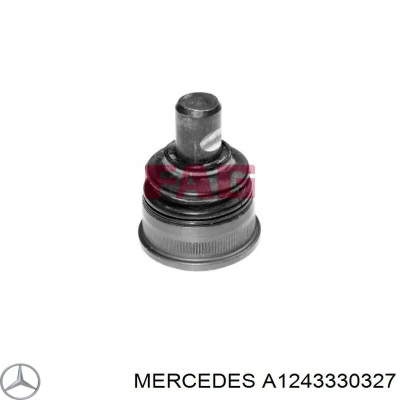 Do koszyka A1243330327 Mercedes Sworzeń wahacza dolny