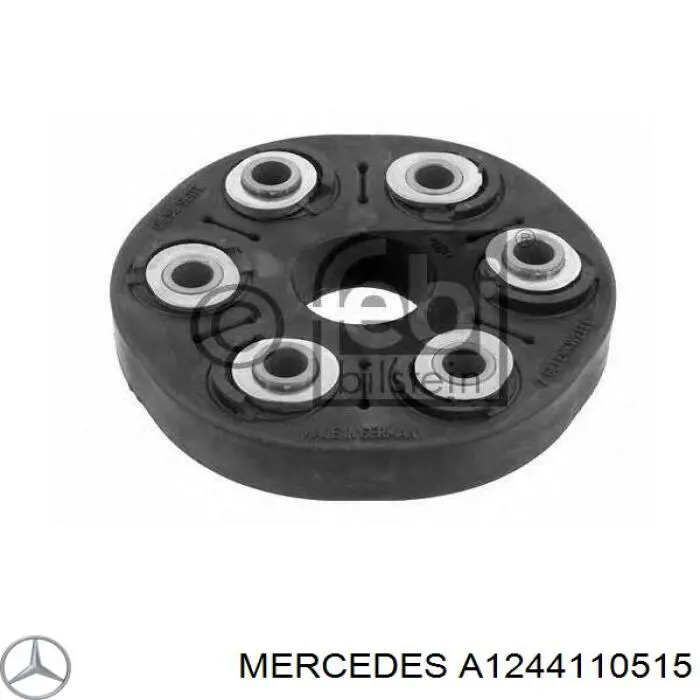 Przegub elastyczny wału przedni Mercedes A1244110515 cena, od 78,46 USD