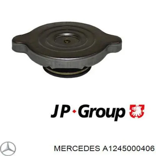 Pokrywa (korek) chłodnicy Mercedes A1245000406 cena, od 8,73 USD