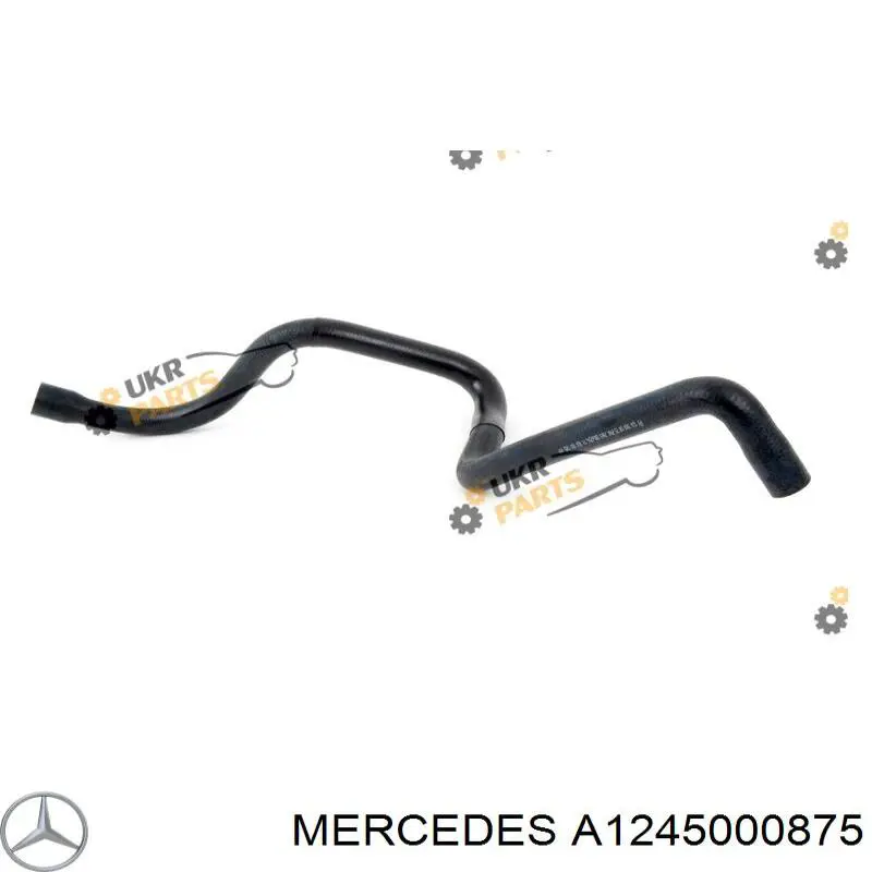 Do koszyka A1245000875 Mercedes Przewód (króciec) układu chłodzenia
