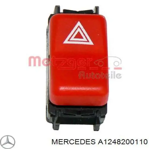 Do koszyka A1248200110 Mercedes Przycisk włączania światła awaryjnego