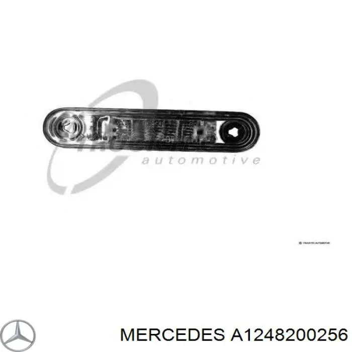A1248200256 Mercedes Lampa oświetlenia tylnej tablicy rejestracyjnej