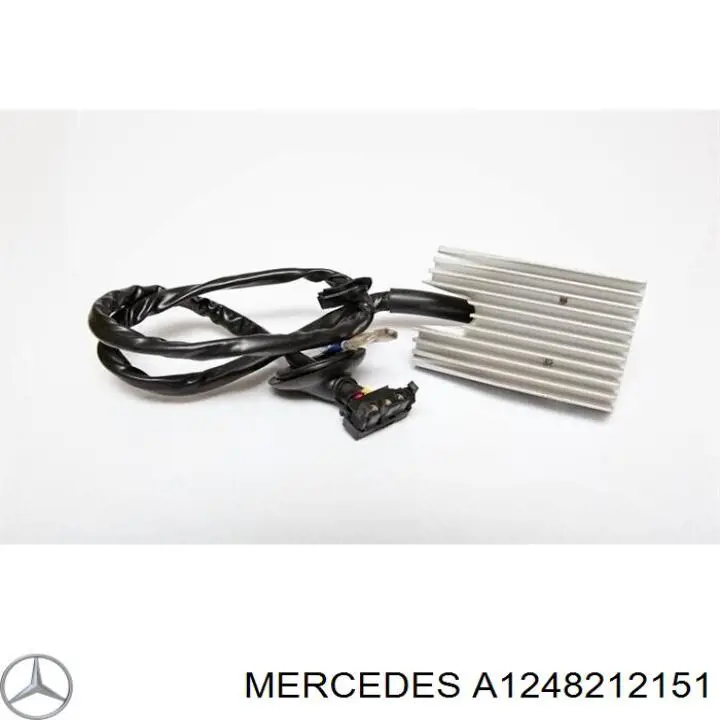A1248212151 Mercedes Rezystor wentylatora nagrzewnicy (ogrzewacza kabiny)