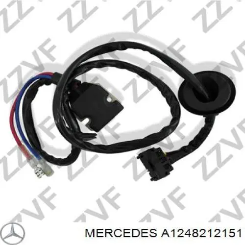 Do koszyka A1248212151 Mercedes Rezystor wentylatora nagrzewnicy (ogrzewacza kabiny)