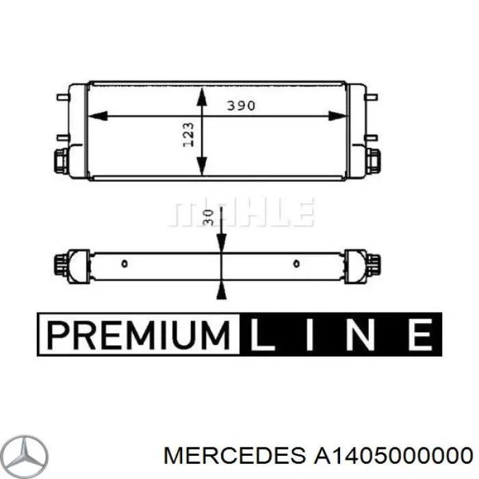 Chłodnica oleju do Mercedes S (C140)