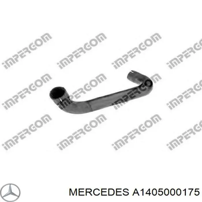 Do koszyka A1405000175 Mercedes Przewód (króciec) chłodnicy dolny
