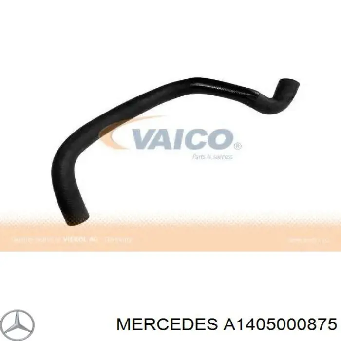 Przewód (króciec) chłodnicy górny Mercedes A1405000875 cena, od 32,95 USD