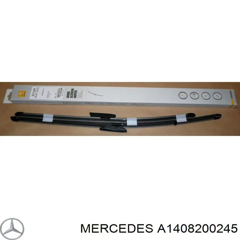 A1408200245 Mercedes Pióro wycieraczki szyby przedniej, zestaw (2 szt.)
