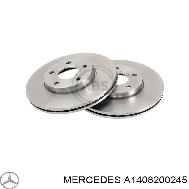 Pióro wycieraczki szyby przedniej, zestaw (2 szt.) Mercedes A1408200245