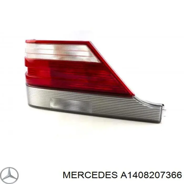 Lampa zespolona tylna lewa Mercedes A1408207366 cena, od 113,59 USD