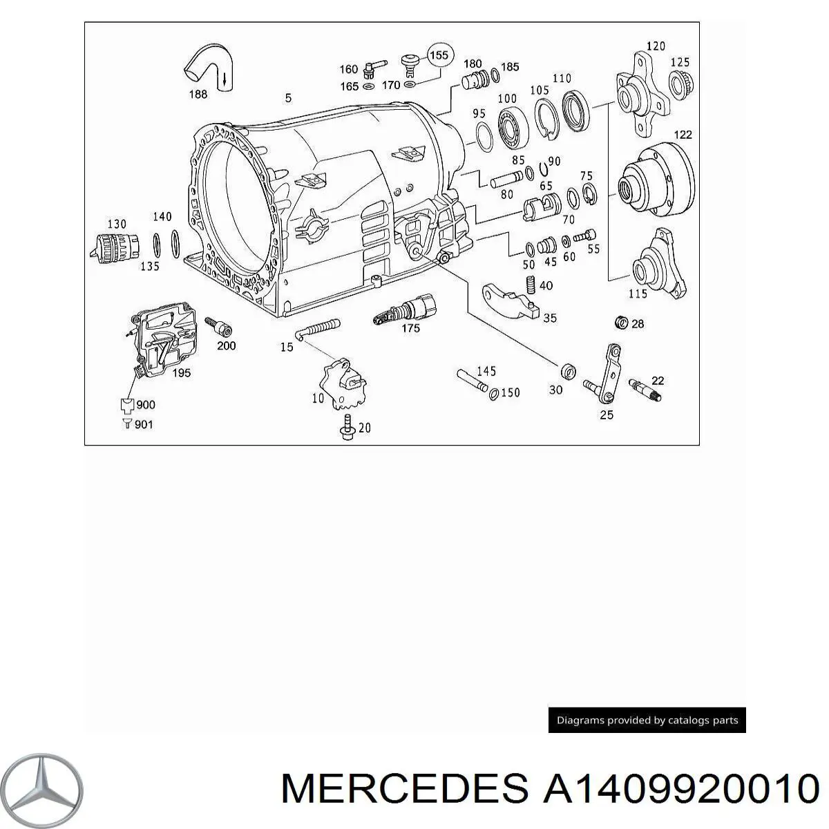 Do koszyka A1409920010 Mercedes Tuleja mechanizmu zmiany biegów