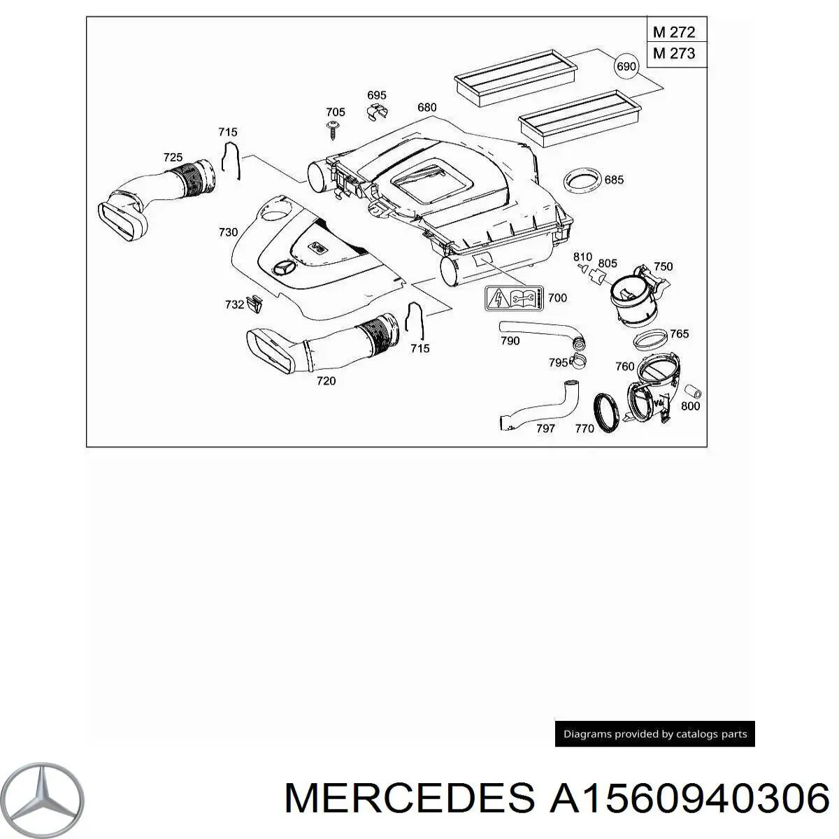  Mercedes A1560940306 cena, od 224,74 USD