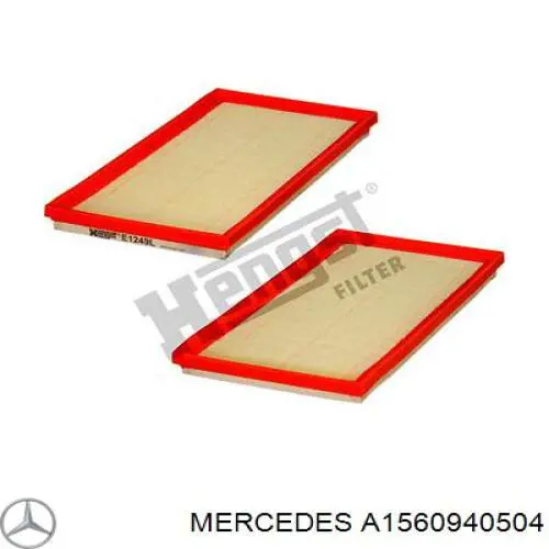 Filtr powietrza Mercedes A1560940504 cena, od 21,81 USD