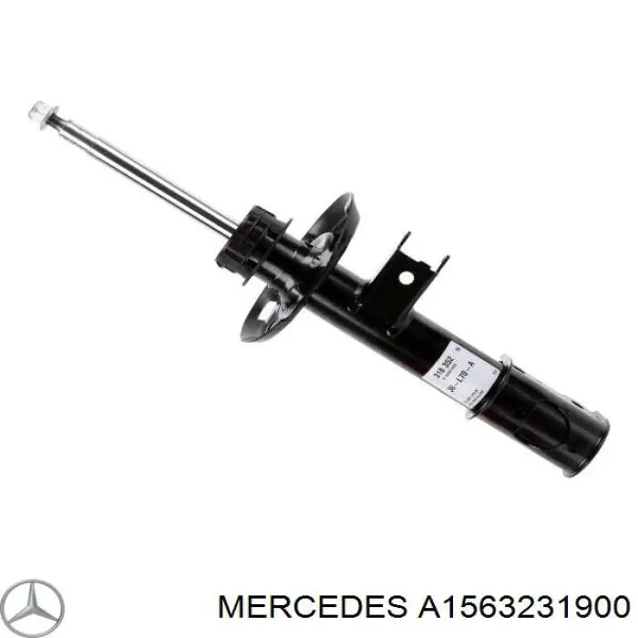 Amortyzator przedni lewy Mercedes A1563231900 cena, od 193,79 USD