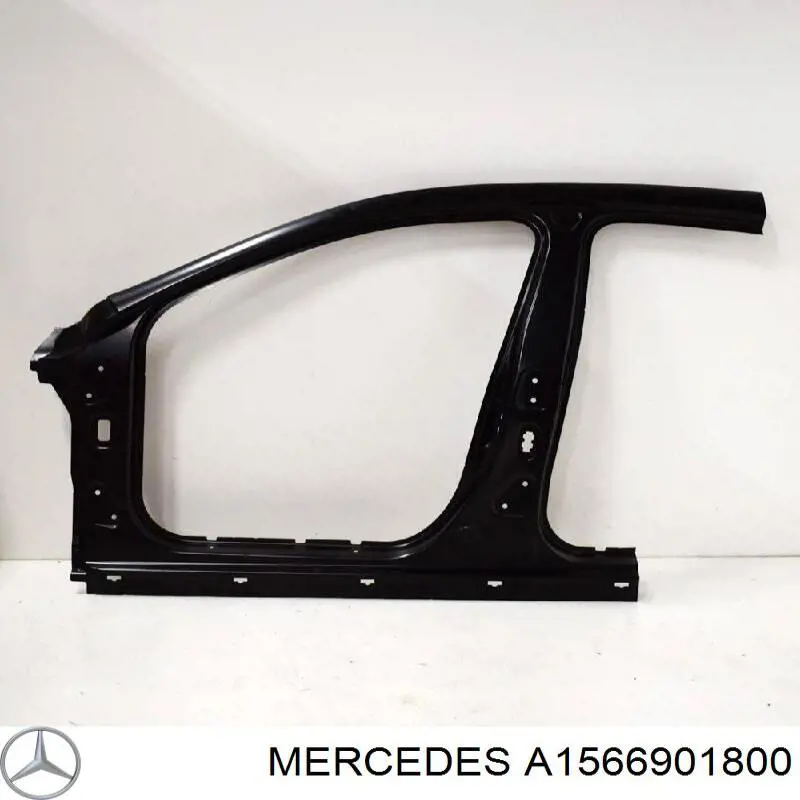 A1566901800 Mercedes Listwa ochronna dachu prawa