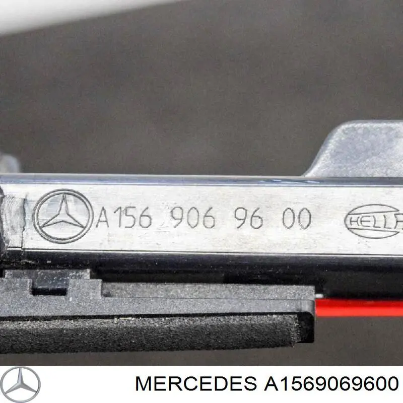 Do koszyka A1569069600 Mercedes Lampa stop tylna dodatkowa