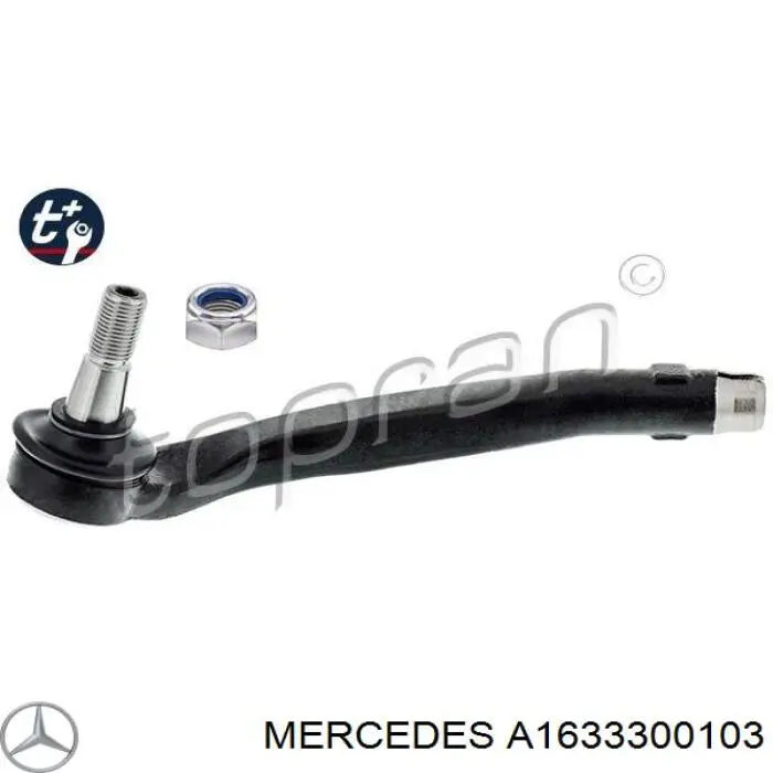 A1633300103 Mercedes Końcówka drążka kierowniczego zewnętrzna