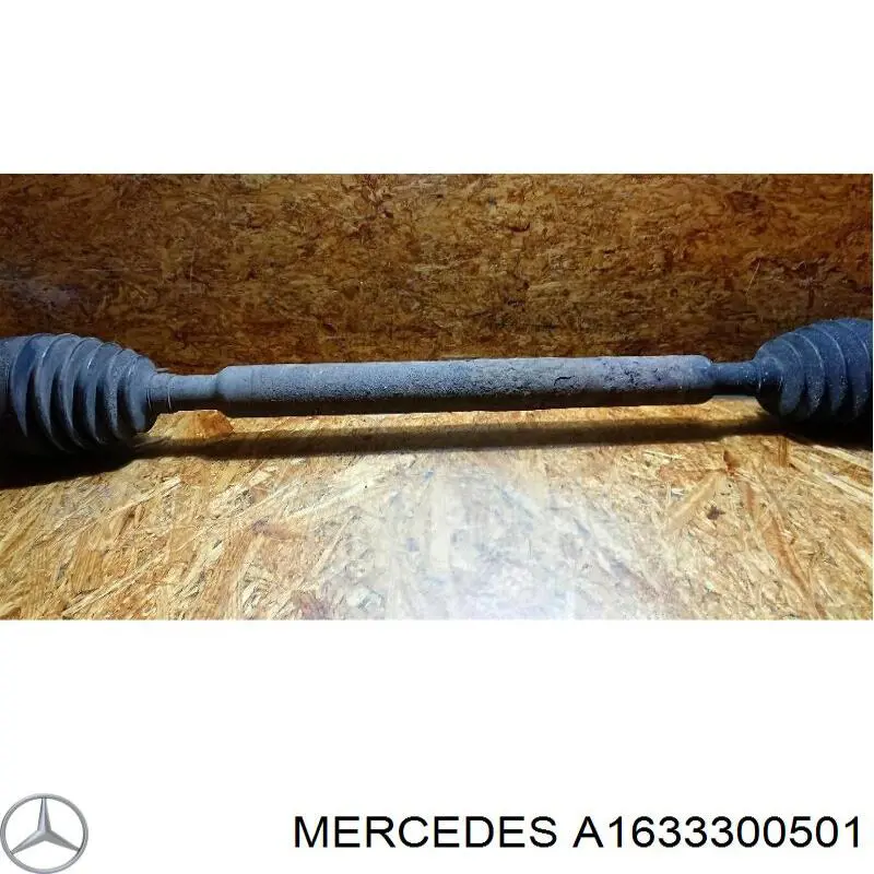 Półoś napędowa przednia prawa Mercedes A1633300501 cena, od 68,10 USD