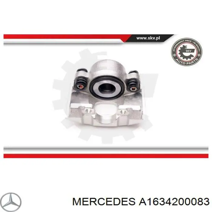 A1634200083 Mercedes Zacisk hamulcowy przedni lewy