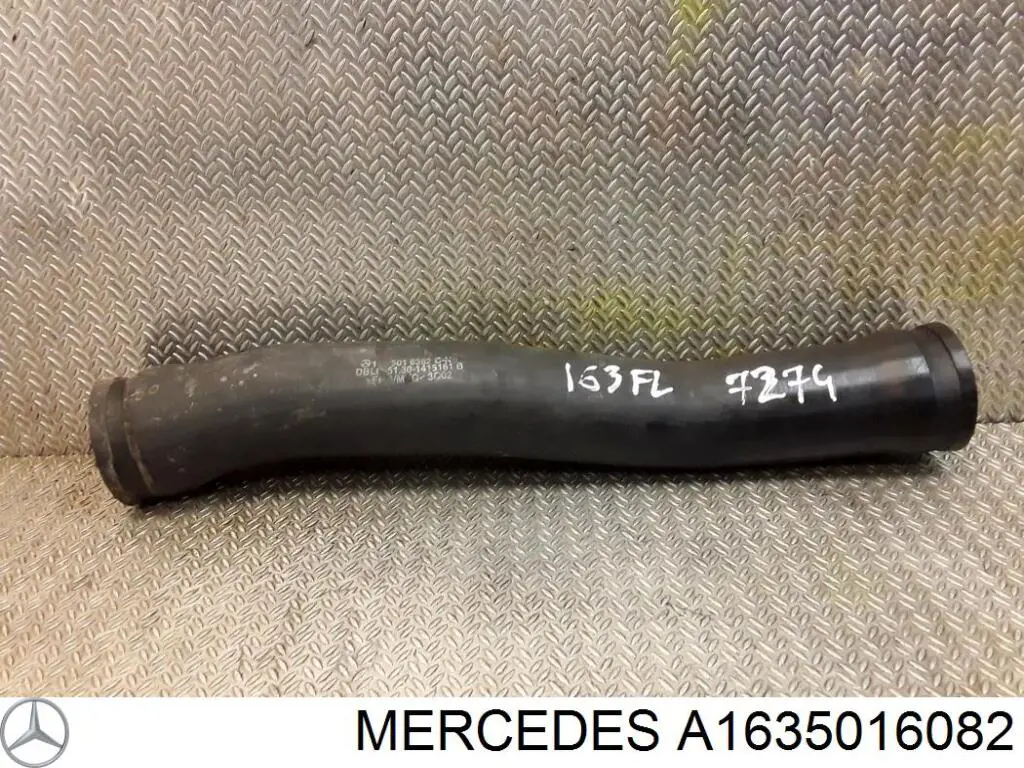 Do koszyka A1635016082 Mercedes Przewód (króciec) intercoolera