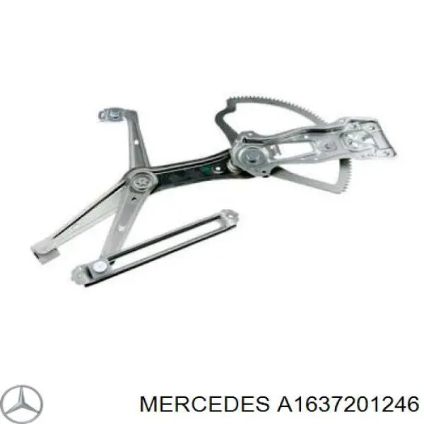 A1637201246 Mercedes Mechanizm podnoszenia szyby drzwi przednich prawych