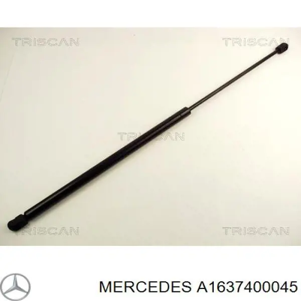 Amortyzator klapy bagażnika (3/5 drzwi-tylnych) Mercedes A1637400045 cena, od 15,86 USD