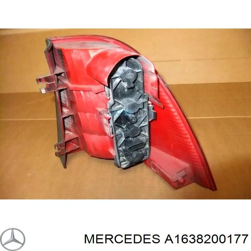 Brewka lampy lewej Mercedes A1638200177 cena, od 42,56 USD