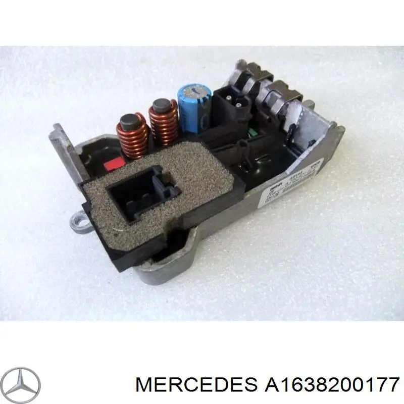 Do koszyka A1638200177 Mercedes Brewka lampy lewej