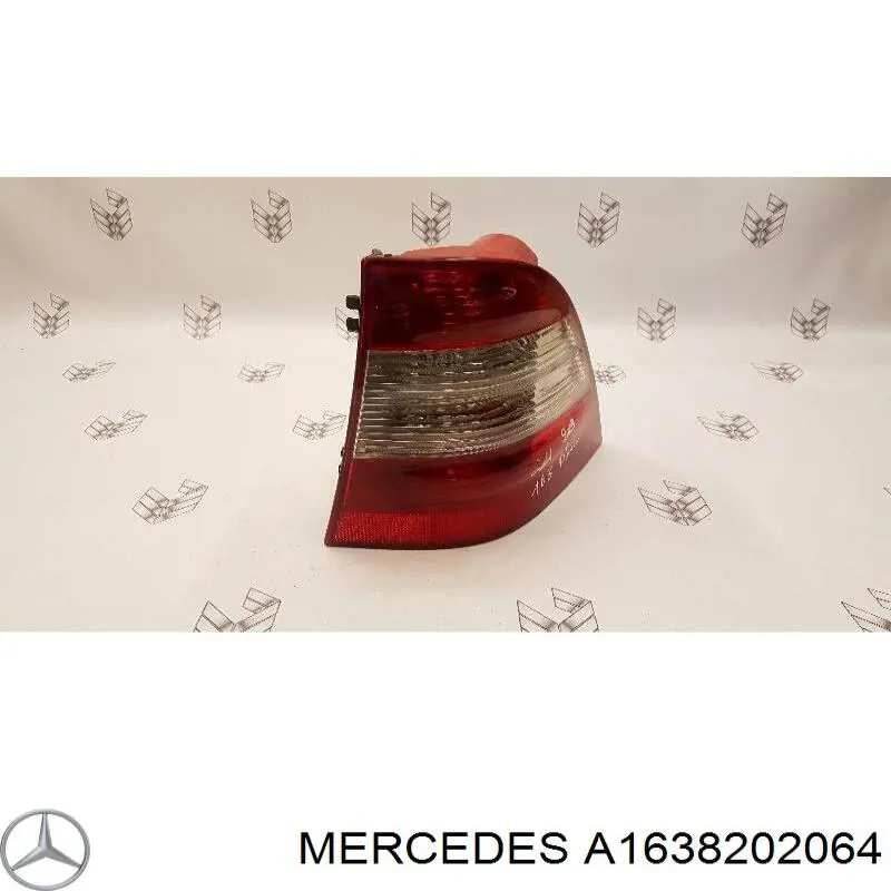 Lampa zespolona tylna prawa Mercedes A1638202064 cena, od 119,18 USD