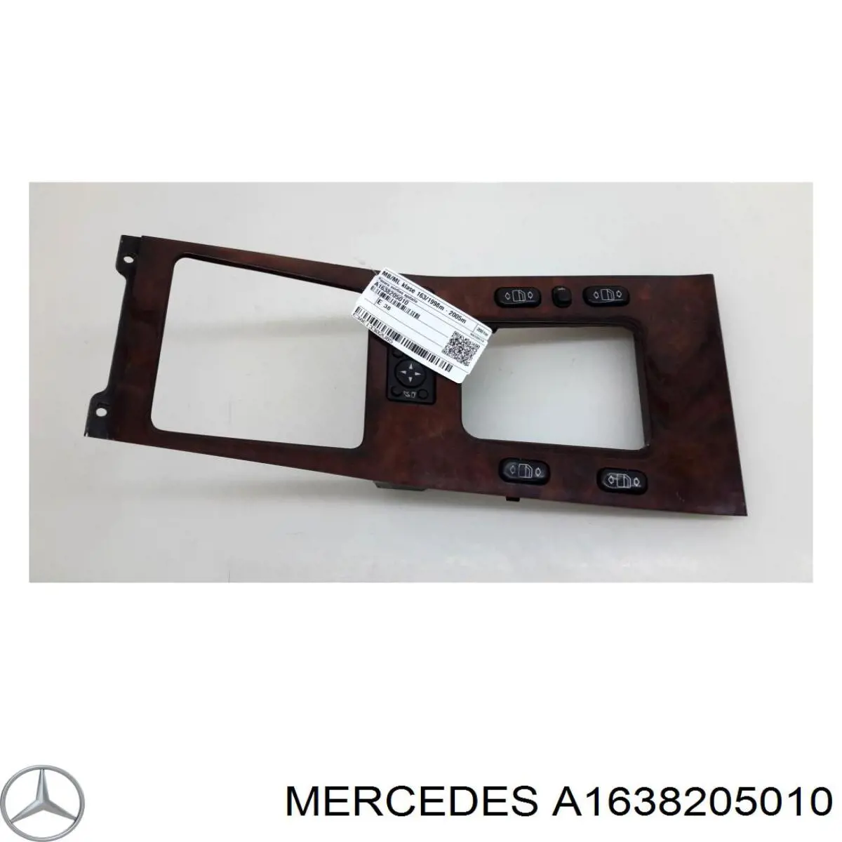A1638205010 Mercedes Panel przyciskowy sterowania podnośnikiem szyb konsoli centralnej