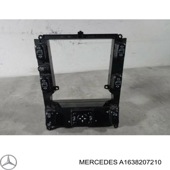Włącznik przyciskowy podnośnika szyby konsoli centralnej Mercedes A1638207210 cena, od 114,07 USD