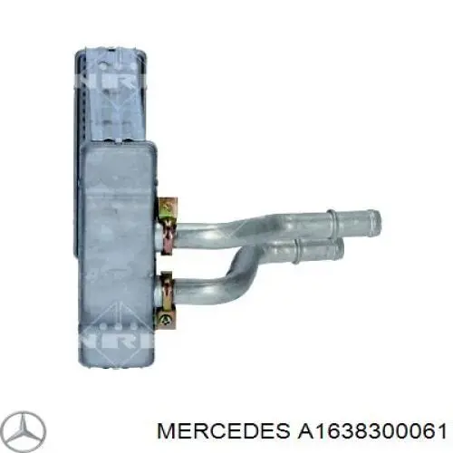 A1638300061 Mercedes Chłodnica nagrzewnicy (ogrzewacza)
