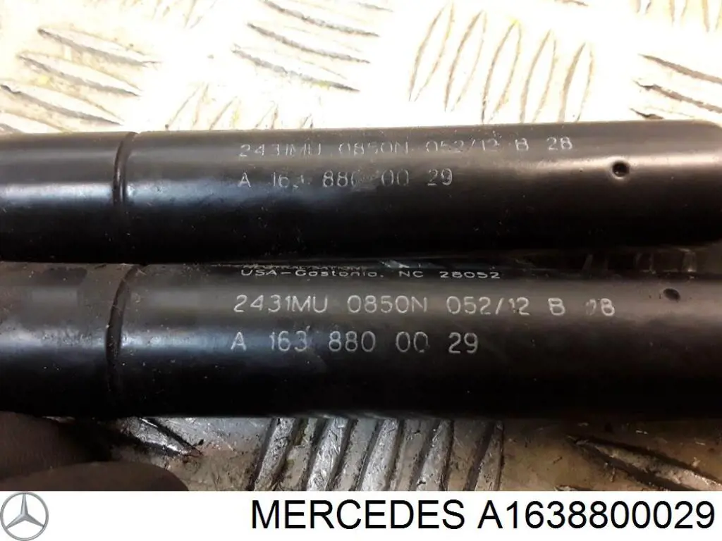 Amortyzator maski Mercedes A1638800029 cena, od 14,23 USD