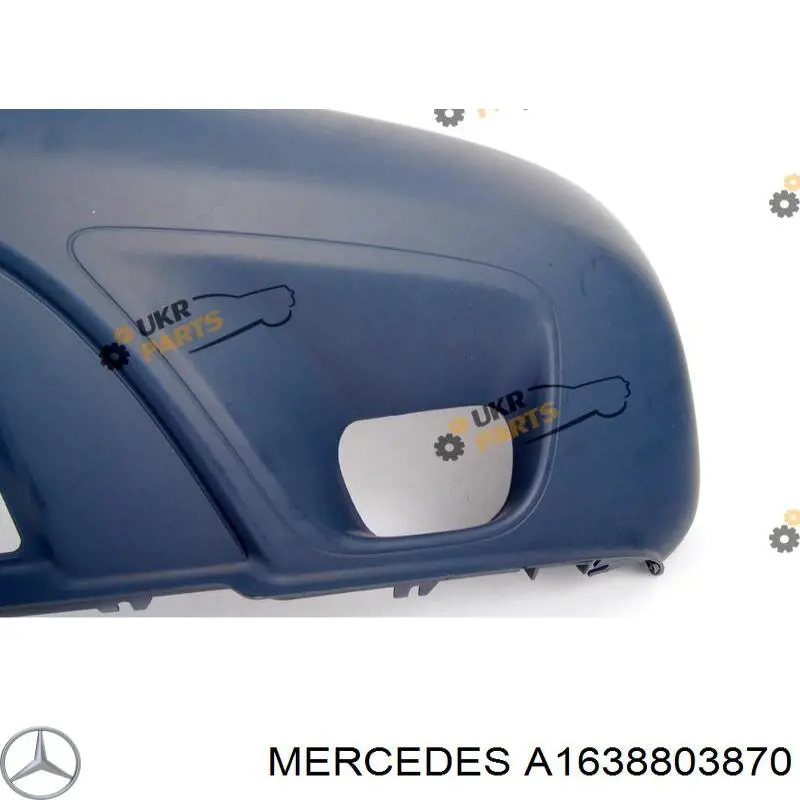 Zderzak przedni Mercedes A1638803870 cena, od 214,56 USD