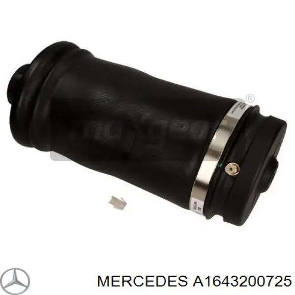 Poduszka pneumatyczna (resor pneumatyczny) mostu tylnego Mercedes A1643200725 cena, od 110,04 USD
