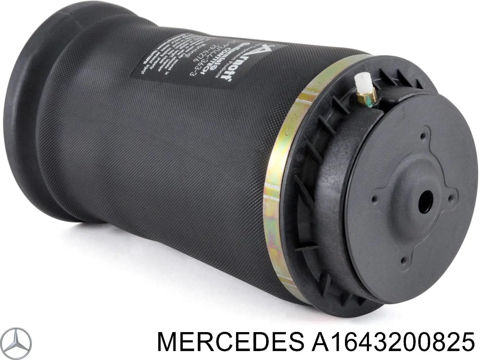Poduszka pneumatyczna (resor pneumatyczny) mostu tylnego Mercedes A1643200825 cena, od 186,33 USD