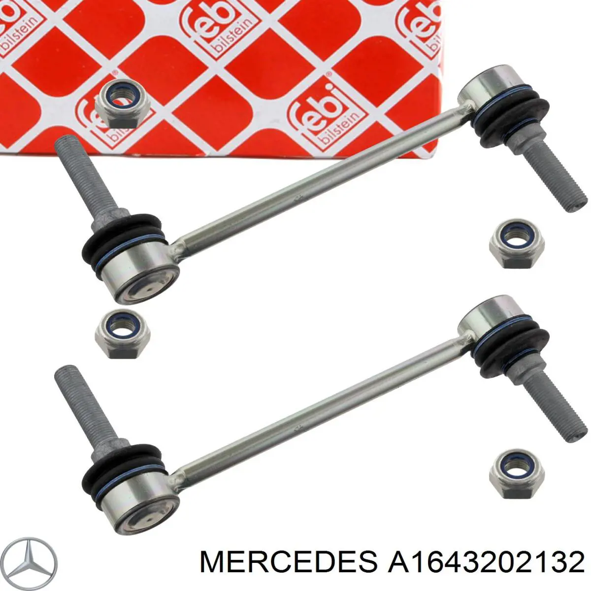 Do koszyka A1643202132 Mercedes Łącznik stabilizatora przedniego